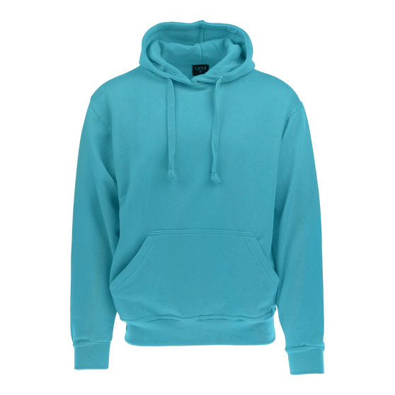 Adult Solid Hoodie Lagoon Blue H-100
