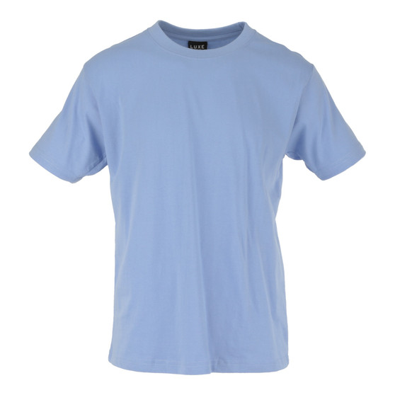 Adult Solid T-shirt Sax Blue (T-100)