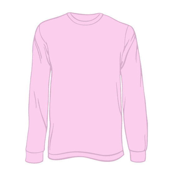 Adult Solid Long Sleeve Blossom (LS-100)
