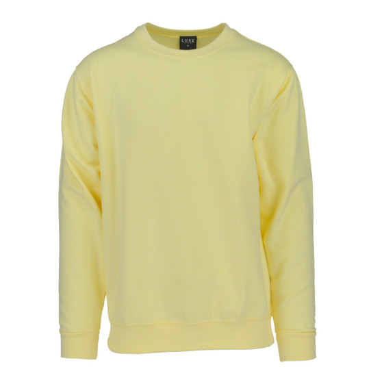 Adult Solid Crewneck Banana