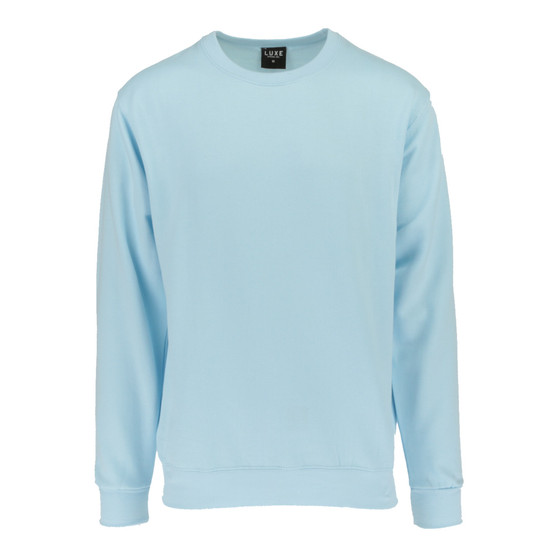 Adult Solid Crewneck Chambray