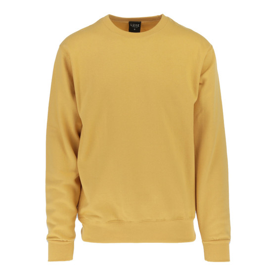 Adult Solid Crewneck Mustard CN-100