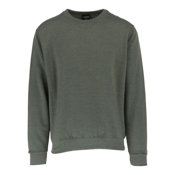 Adult Solid Crewneck Forest Green CN-100