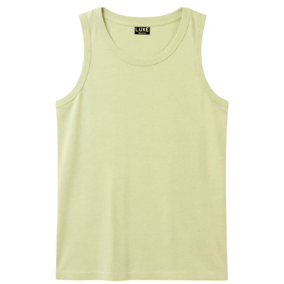 Adult Solid Tank Top Banana (TT-100)