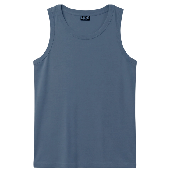 Adult Solid Tank Top Blue Grey (TT-100)