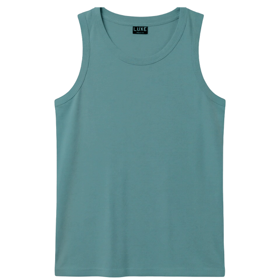 Adult Solid Tank Top Blue Mint (TT-100)