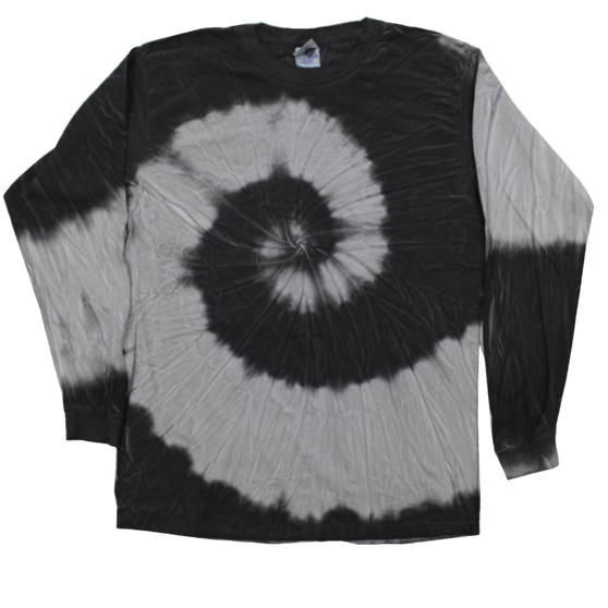 Adult Long Sleeve Tie-Dye T-shirt Dark Knight (TD-LS)