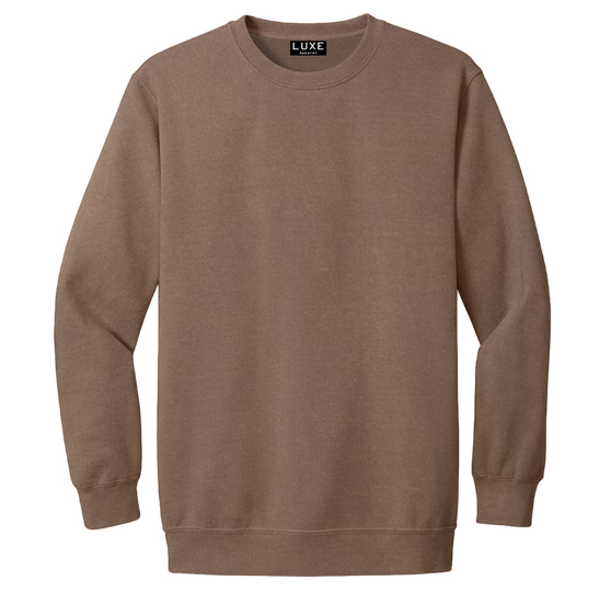Adult Garment Dye Crewneck Espresso (GDCN-100)