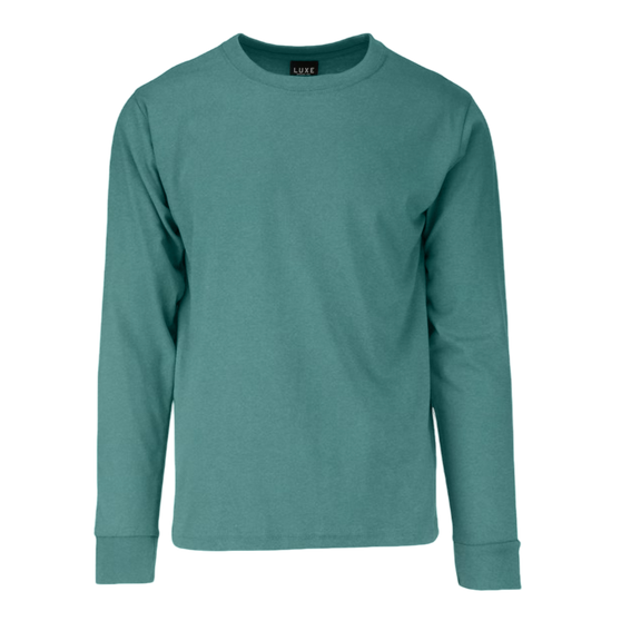 Adult Garment Dye Long Sleeve Emerald (GDLS-100)