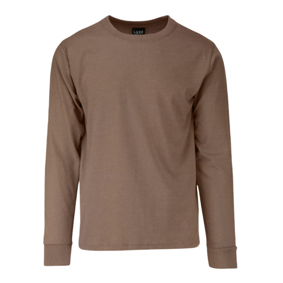 Adult Garment Dye Long Sleeve Espresso (GDLS-100)