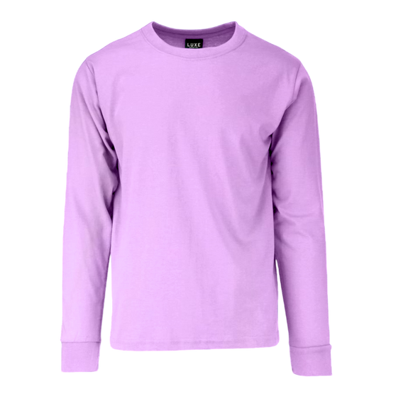 Adult Garment Dye Long Sleeve Neon Violet (GDLS-100)