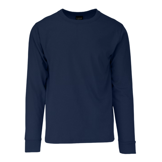 Adult Garment Dye Long Sleeve True Navy (GDLS-100)
