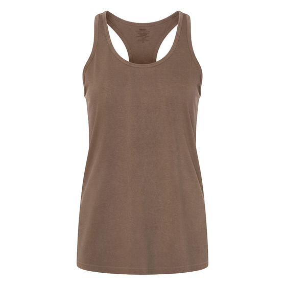 Adult Garment Dye Racerback Tank Espresso (GDRB-100)