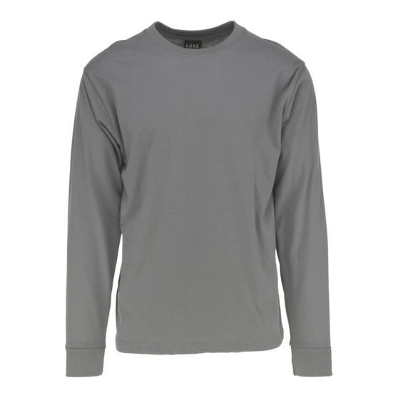 Youth Solid Long Sleeve Granite LS-200