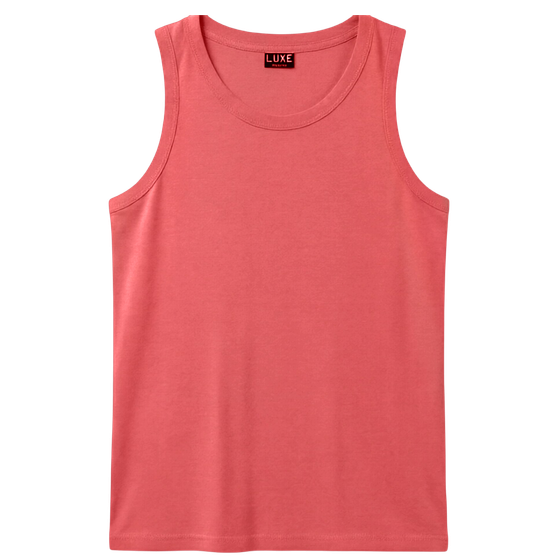 Youth Solid Tank Top Coral Silk (TT-200)