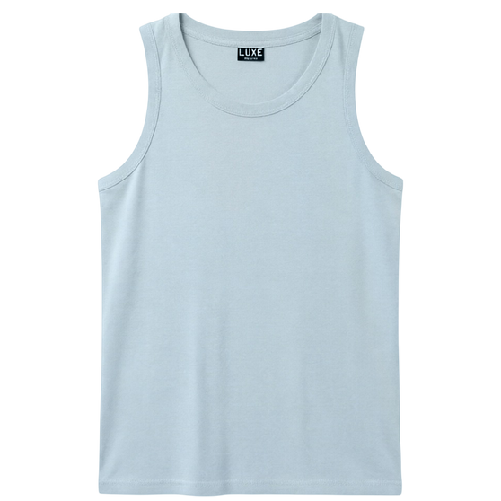 Youth Solid Tank Top Chambray (TT-200)