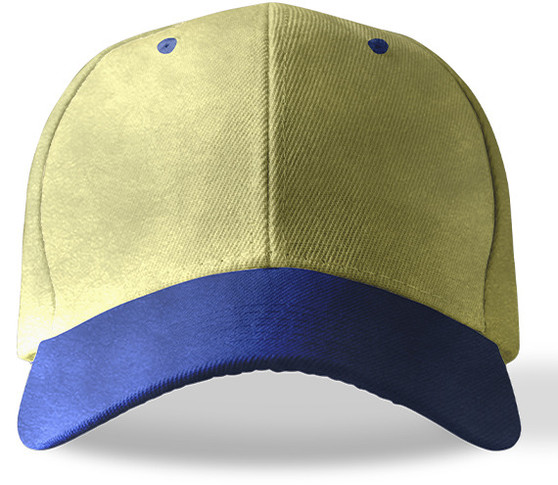 Two Tone Caps 1201 Khaki/Blue