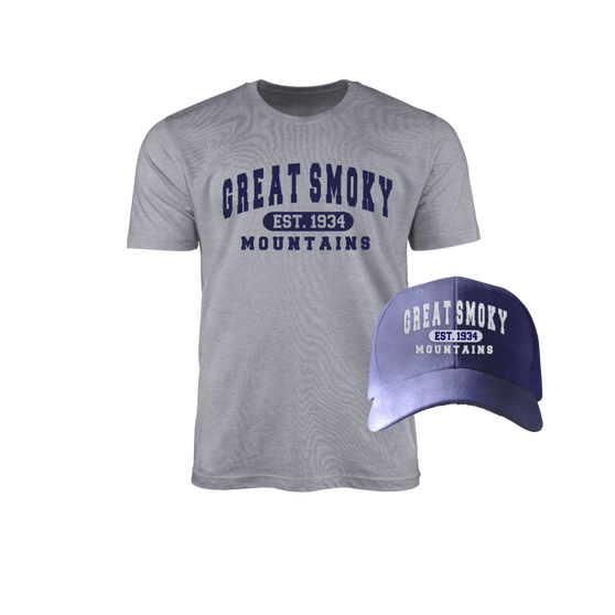Combo 1201 Blue & Heather Grey