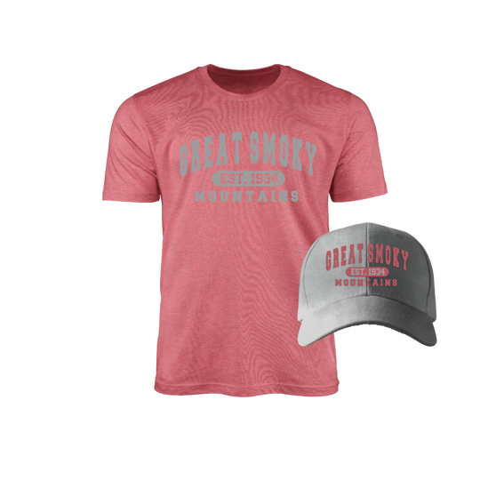 Combo 1201 Grey & Heather Cardinal Tee