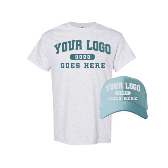 Combo PS1400 Bluemint / Ash Grey Tee