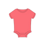 Solid Onesie Coral Silk (One-z)