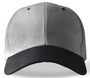 Two Tone Caps 1201 Grey/Black