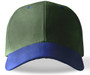 Two Tone Caps 1201 Olive/Blue
