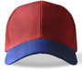 Two Tone Caps 1201 Red/Blue