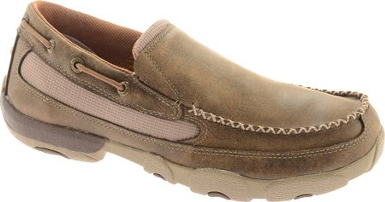 Mens Bomber Slip On Driving Moc 