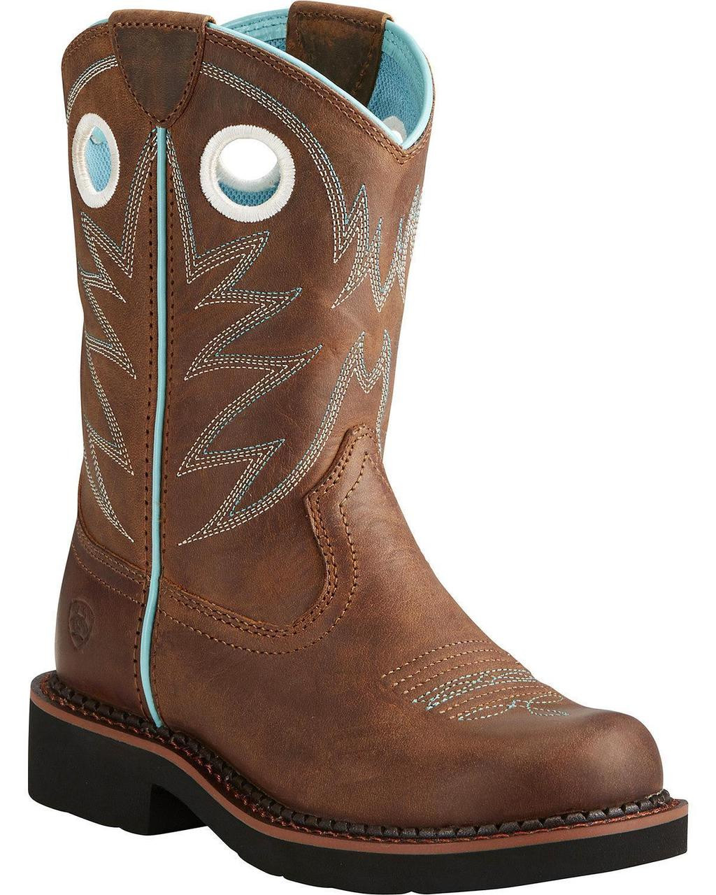 Ariat Girls' Fat Probably Cowgirl Boot 