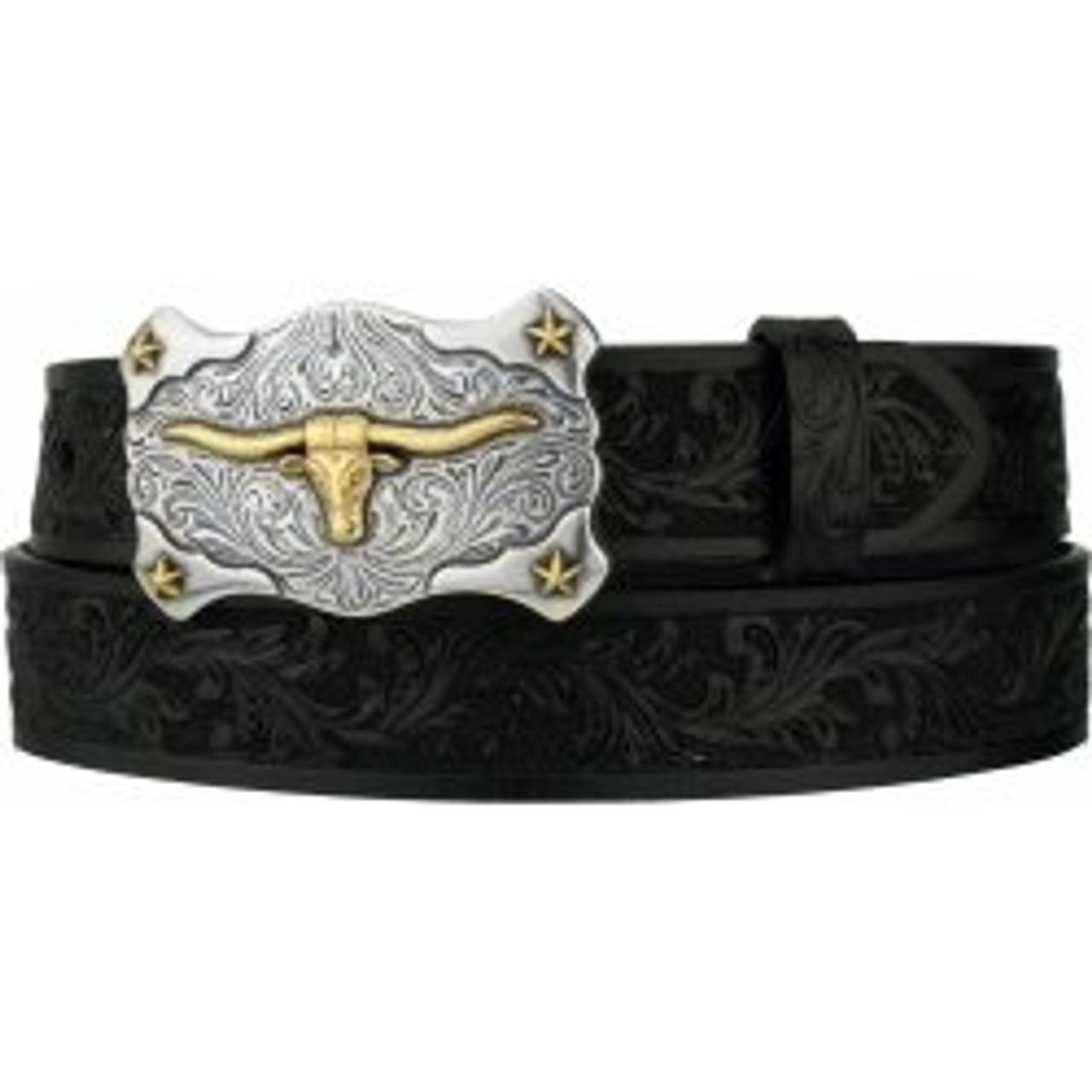 Little Texas Tooled Leather Belt C60113