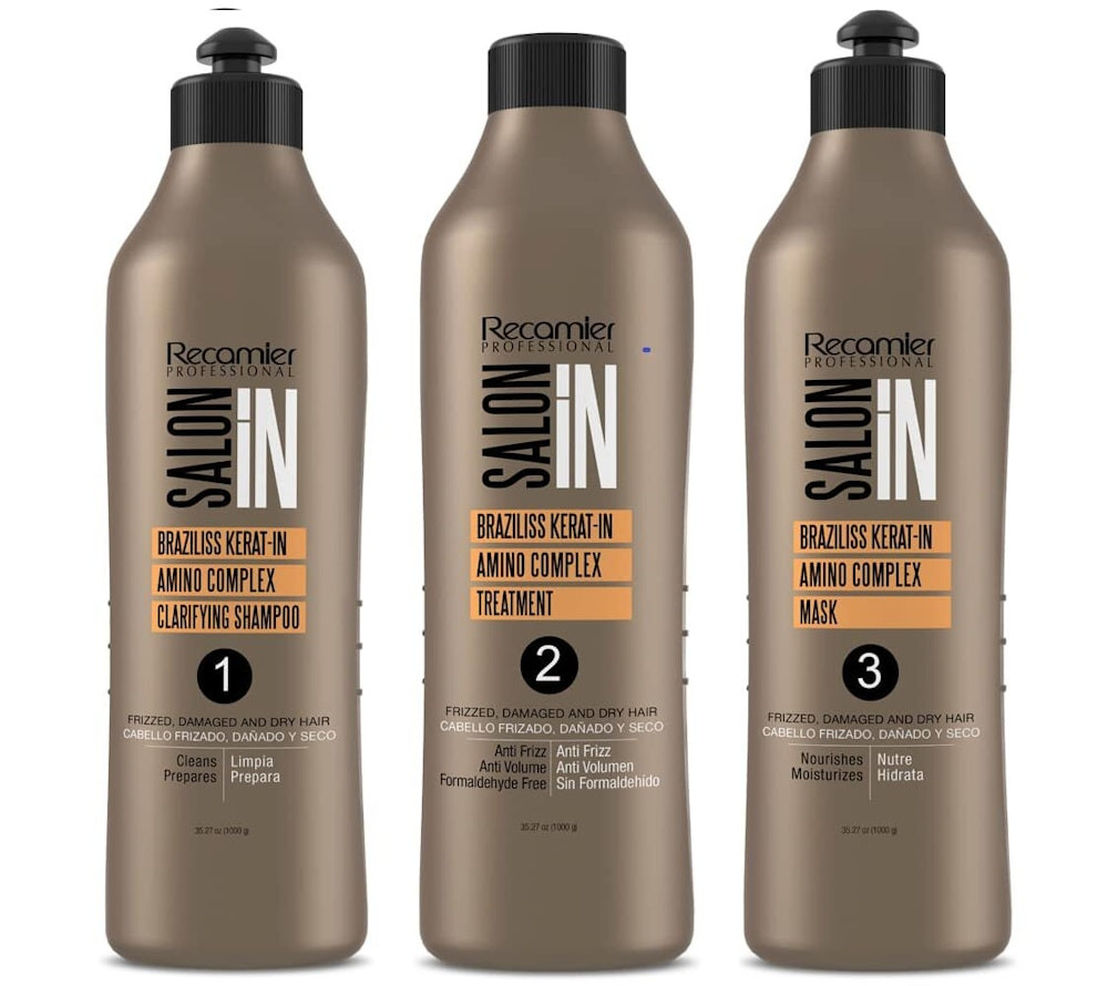 Recamier 3-Step System SalonIn Braziliss Keratin Hair Brazilian