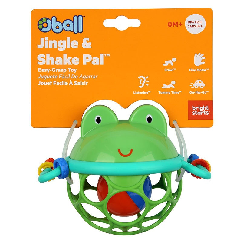 Bright Starts Oball Jingle Shake Froggy Rattle Toys Pal Kids