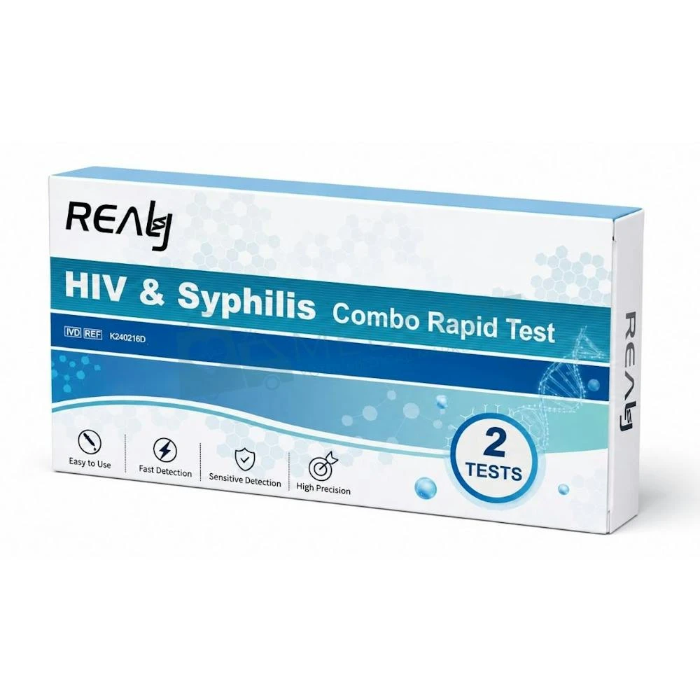 Product photo for REALY® HIV & Syphilis Combo Rapid Test