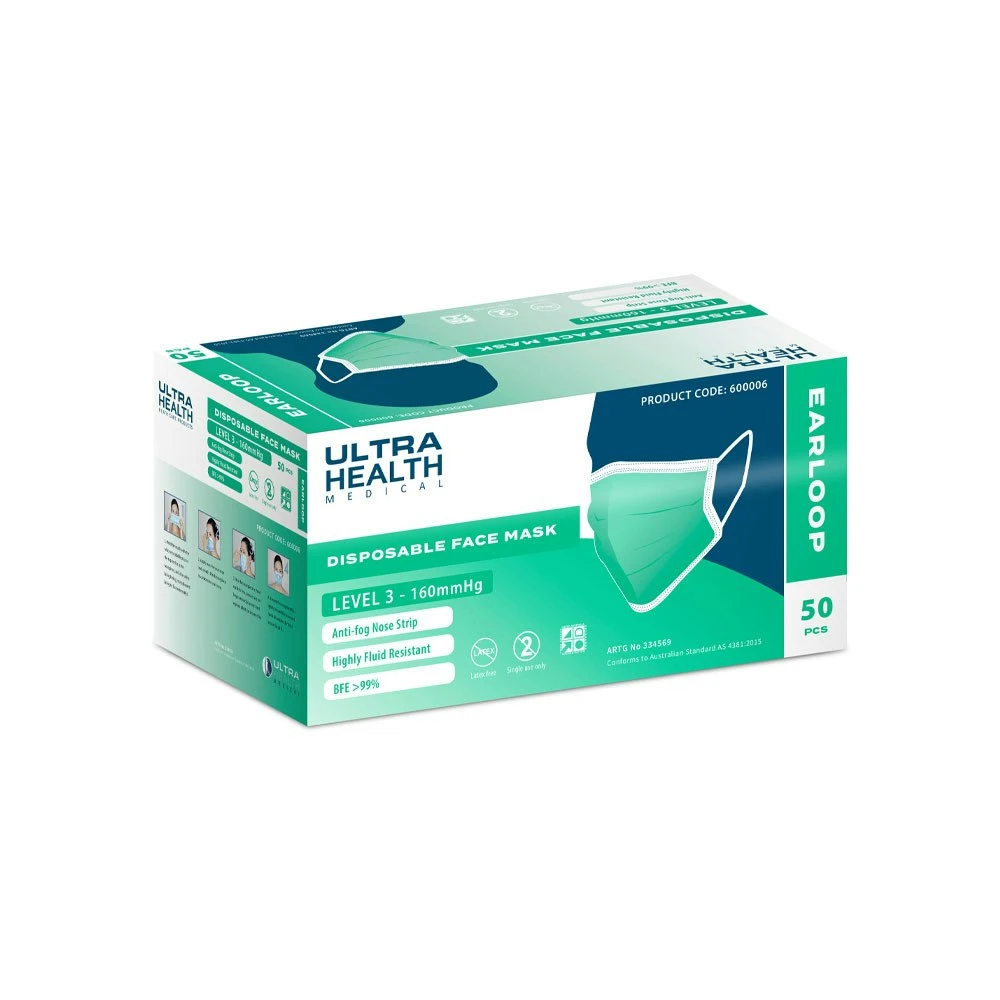 Ultra Health Surgical Mask — Level 3
