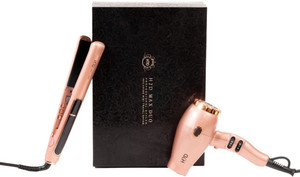 H2D Max Duo Linear Straightener & Blowdryer Combo - Rose Gold