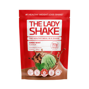 The Lady Shake Meal Replacement Choc Mint 840g