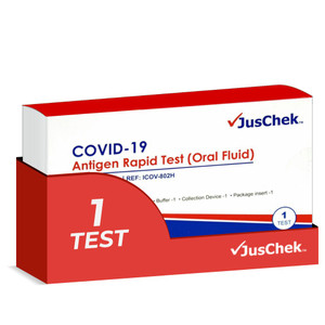 Juschek (Oral Fluid) SARS-CoV-2 Rapid Antigen Test Kit - 1 Test