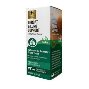 Throat and Lung Support Herbal Tincture For Dogs and Cats