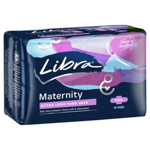 Libra Maternity Pads Extra Long with Wings 10 pack