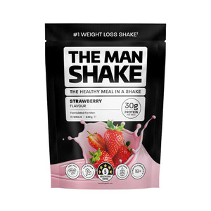 The Man Shake Meal Replacement Strawberry 840g
