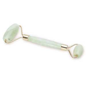 Is Gift Natural Crystal 14.5cm Jade Facial Roller/Beauty Face Massager Green
