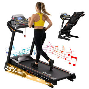 Everfit Treadmill Electric Auto Incline Home Gym Exercise Machine Fitness 48cm