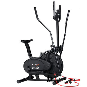 Everfit Exercise Bike 5in1 Elliptical Cross Trainer Machine Bicycle Home Fitness