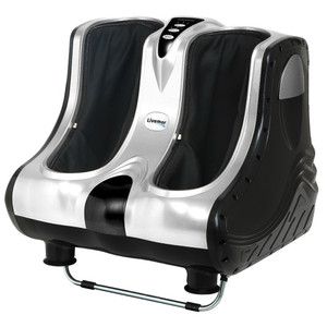 Livemor Leg Foot Shiatsu Kneading Rolling Electric Massagers - Silver
