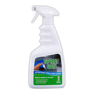 Livingstone Spray N Wipe Antibacterial Cleanser Sanitiser 750ml with Sprayer