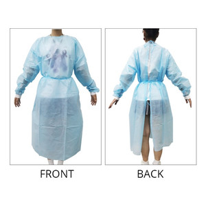 Livingstone Isolation Gown with Tie Full Back Knitted Wrist AAMI Level 3 One Size  100/Carton