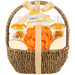 ArioseMonde Honey & Almond Bath Spa Gift Basket