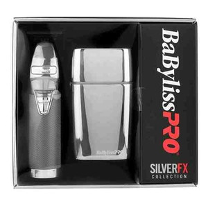 BaBylissPRO FX Silver Trimmer & Foil Shaver Duo - 100296598