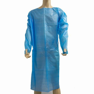 CPE Gowns Level 2 Blue Universal Size - Carton of 200 Gowns